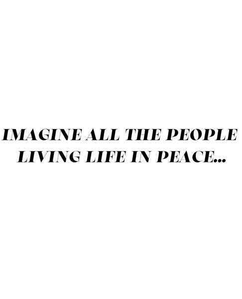 IMAGINE  40.7758° N / 73.9752° W  -  IMAGINE ALL THE PEOPLE  LIVING LIFE IN PEACE...