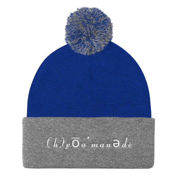 (h)yo͞oˈmanədē Pom Pom Knit Cap