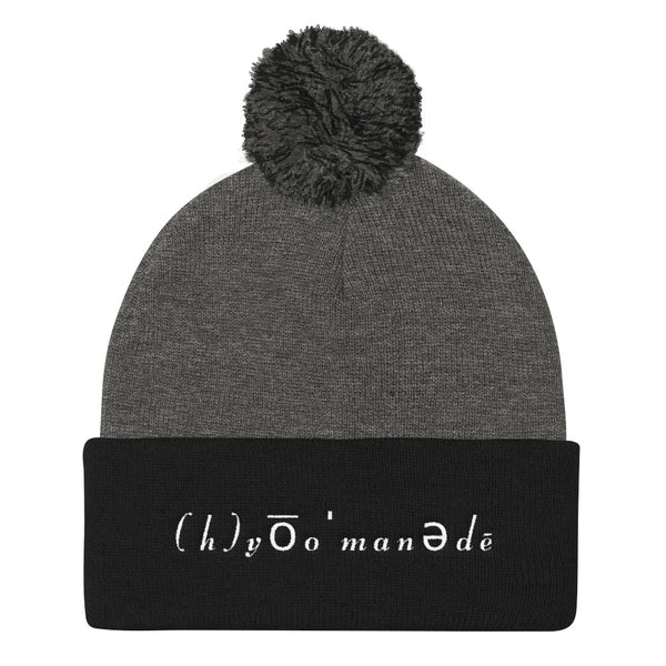 (h)yo͞oˈmanədē Pom Pom Knit Cap